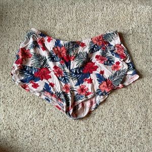 Floral Sleepwear Shorts